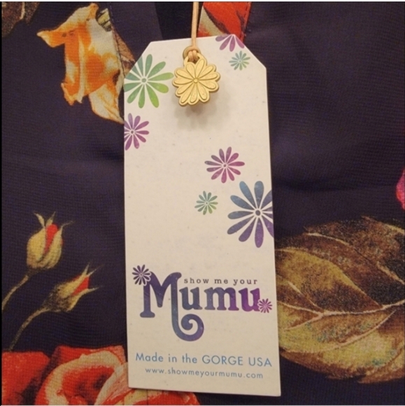 Show Me Your Mumu Long Sleeve Shirt Floral Flowy Size Small NWT - Picture 6 of 10